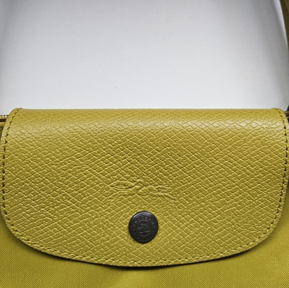 Longchamp Le Pliage Green Large Nylon Tote Bag, Mustard Yellow - Picture 8 of 9